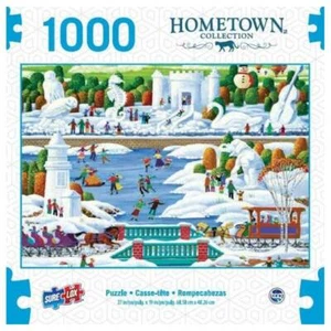 SURE LOX 1000 PIECE PUZZLE WISCONSIN SNOW SCULPTURE 68.58CM X 48.26CM - Picture 1 of 1