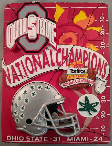 Ohio State Buckeyes 2002 National Champions Wall Plaque by Forever Collectibles Cover
