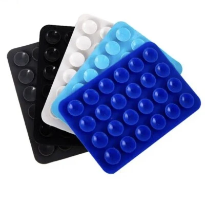 2 x Pcs Silicone Adhesive Sticky Suction Pad For Mobile Phone Suction Cup - Image 1 of 4