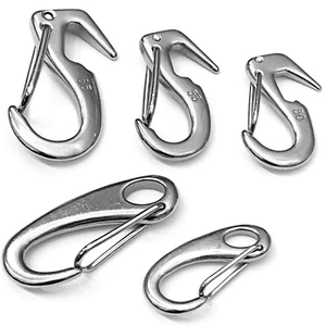 Schnapphaken Edelstahl Stagreiter V4A Schnappschäkel Rostfrei - Bild 1 von 6
