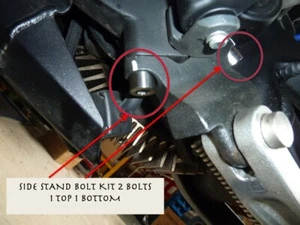 ZERO MOTOCICLETAS DSR 2014-2020 Titanio PERNOS DE SOPORTE LATERAL SIN CORROSIÓN M10 - Imagen 1 de 7