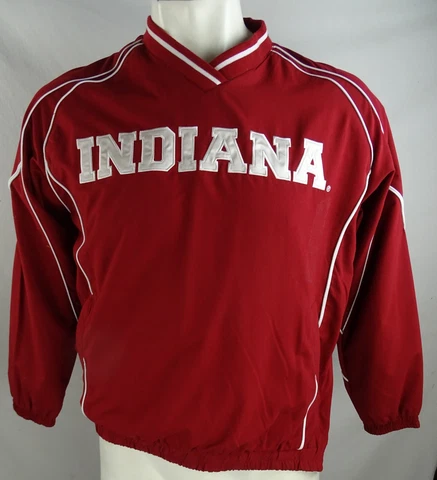 Indiana Hoosiers NCAA 58 Sports Men's Pullover Windbreaker Cover
