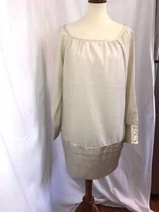 Nuevo Vestido de Diseñador Vertigo Para Mujer Informal Manga Larga Crema Talla M - Nuevo con Etiquetas - Imagen 1 de 7