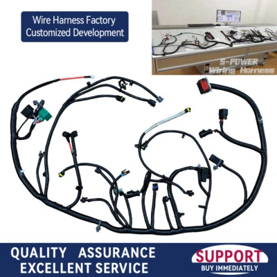 4C3Z-12B637-CA Engine Wiring Harness For 2004 Ford Super Duty F250-F550 6.0L - Image 1 of 4