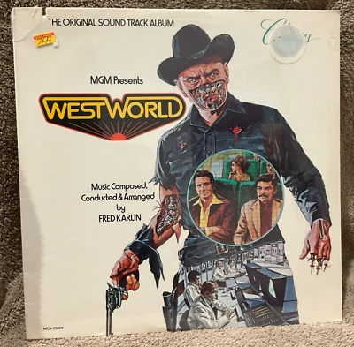 Westworld The Original Soundtrack Album Vinyl LP Fred Karlin MCA-25004 Sealed - Image 1 of 3