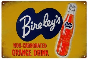 Vintage Style Metal Sign Bireleys Non Carbonated Orange Drink . 12x18 . - Picture 1 of 1