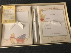 New Gibson/Disney Winnie the Pooh 20 Birth Announcements & 20 Thank you Notes - Picture 1 of 2