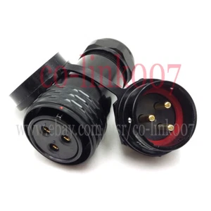 WEIPU SA28 3pin waterproof Plug Socket,LED Light Cable Automotive Connector IP67 - Picture 1 of 7