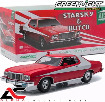 GREENLIGHT 19017 1:18 1976 FORD GRAN TORINO STARSKY AND HUTCH TV SERIES 1975-79 - Image 1 of 2