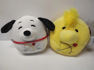 Squishmallows 8" Peanuts Snoopy & Woodstock Amor Pfeil VALENTINES 2024 Set Neu mit Etikett - Bild 1 von 7