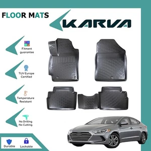 Floor Mats Rubber 3D Molded Black Fits for Hyundai Elantra 2015-2020 - Bild 1 von 9