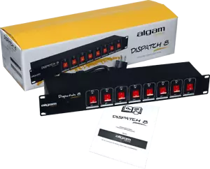 DISPATCH RACKABLE 8 PRISES + INTERRUPTEURS ALGAM LIGHTING DISPATCH-8 - Foto 1 di 6