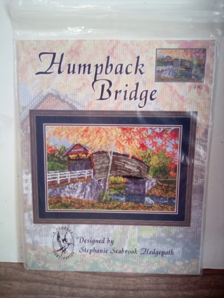 Pegasus Humpback Bridge Cross Stitch Chart Stephanie Seabrook Hedgepath - Image 1 of 1