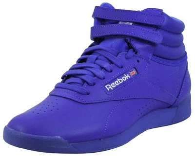 Zapatilla deportiva Reebok Freestyle Hi High Top para mujer, púrpura solar/púrpura solar/futuro Foto 1 de 4