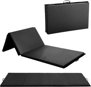 Faltbare Gymnastik Tumbling Matte | Tragbare Trainingsmatte mit Griffen 4x8 4x10 - Bild 1 von 7