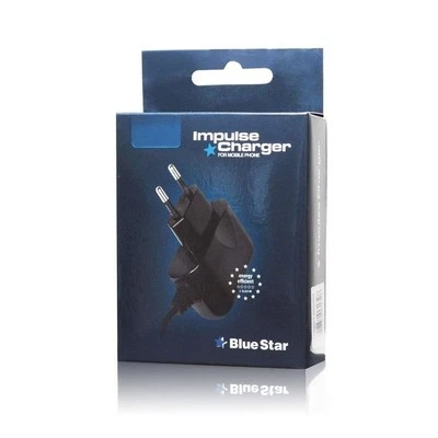 Blue Star Caricabatterie Bsa1 1a 5w Microusb Black Per Acer Iconia Talk S A1-734 - Immagine 1 di 4
