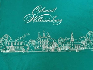 VINTAGE 90'S COLONIAL WILLIAMSBURG - WRAP AROUND BUILDING T-SHIRT - XL - Bild 1 von 5