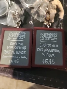 Kidrobot Bob's Burgers Vinyl Keychain Series RARE MENUS 1/48 &1/24 MINT IN BOXS - Picture 1 of 3