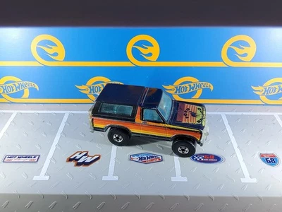 Vintage 1981 Hot Wheels Ford Bronco 4-Wheeler Blackwall Black Hong Kong  - Image 1 of 4