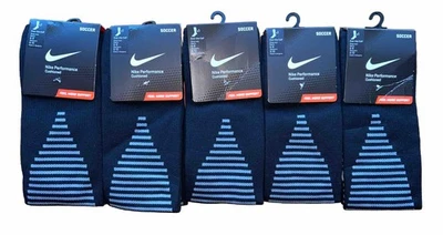 Nike Performance Cushioned OTC Soccer Socks M (M6-8, W6-10 ) Black 800265-011