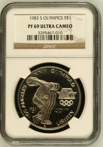 1983 S Modern Commemorative Los Angeles Olympiad NGC PF-69 Ultra Cameo - Picture 1 of 2