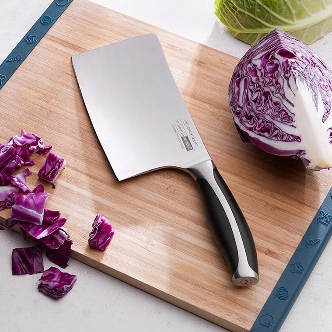 Princess House CulinarioSeries II Cutlery Cleaver 10006 &7.5 Serrated Knife 3735