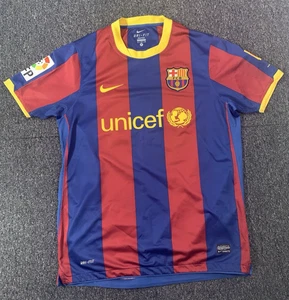 Nike FC Barcelona Jersey MESSI #10 Mens Medium 2010 2011 Shirt Soccer Football - Picture 1 of 12