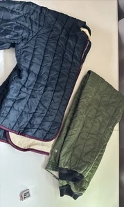 Vintage Quilted insulated Liner Mens M Jacket L Pants 2 Pc Set Hunting Outdoor - Picture 1 of 13