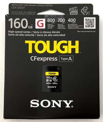 Sony Alpha 160GB CFexpress Type A TOUGH Memory Card 800MB/s CEA-G160T - Image 1 of 4