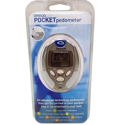 Omron HJ-112 Digital Pocket Pedometer New Sealed  - Image 1 of 4