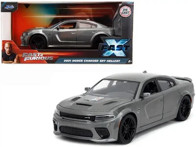 Carro modelo fundido Jada Fast & Furious 2021 Dodge Charger SRT HELLCAT 34472 1:24 - Imagem 1 de 4