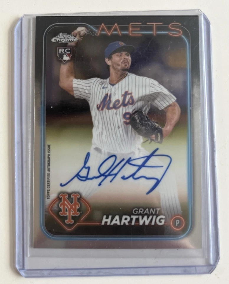 2024 Topps Chrome - Rookie Autographs #RA-GH Grant Hartwig (AU, RC) - Image 1 of 1