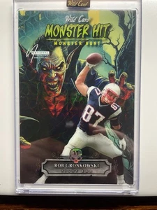 2025 Wild Card Rob Gronkowski 1/1 Monster Hit Monster Hunt #MHONESd1-RG 4x6 Card - Picture 1 of 2