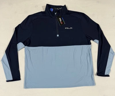 Camisa Pullover RLX Ralph Lauren Golf Elastizada 1/4 Cremallera Para Hombre XL NUEVA CON ETIQUETAS $128 Foto 1 de 4