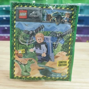 LEGO Jurassic World Owen with jet pack and raptor 122328 Limited Edition NEW - Picture 1 of 3