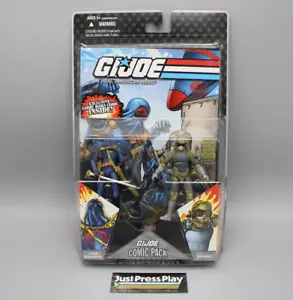 Hasbro G.I. Joe 25th Anniversary Cobra Commander & Tripwire Comic 2 Pack 3.75" - Picture 1 of 5