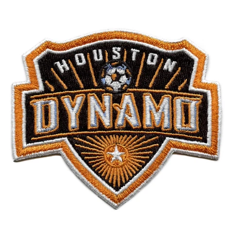Houston Dynamo Primary Team Crest Patch MLS Embroidered Iron On Cover