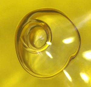 Große gefrorene Wasserblase Enhydro in dominikanischem Bernstein Fossil Edelstein - Bild 1 von 10