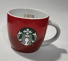 Starbucks Red Holiday Espresso Shot Mini Coffee Mug Cup Demitasse 3 oz. 2015
