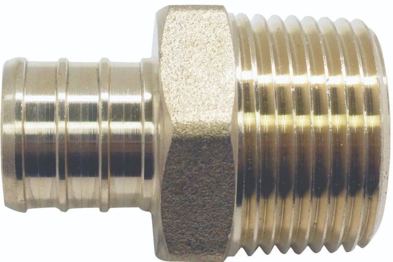 NEW APOLLO APXMA3434  PEX  3/4" MALE ADAPTER BRASS BARB CRIMP X NPT - Image 1 of 1