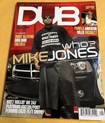 Dub Magazine May 2003 Mike Jones Pamela Anderson Bobby Valentino Doug RARE ISSUE - Image 1 of 4