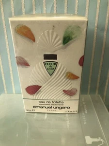 Fleur De Diva by Emanuel Ungaro Eau De Toilette Spray 1.7 oz Vintage Scent - Picture 1 of 3