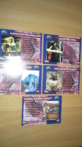 Five Flintstone Topps Cards. 1993. Universal city studios. 9 - 13. - Picture 1 of 4