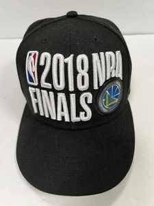 Snapback Hat Golden State Warriors 2018 NBA  NRA Finals New Era 9Fifty Flat Brim - Picture 1 of 7