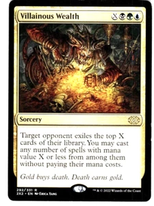 MTG Double Masters Villainous Wealth 2X2 292/331 R casi nuevo/como nuevo - Imagen 1 de 1