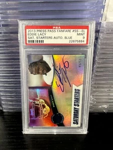 Press Pass Fanfare Eddie Lacy #SS-EL Starters Auto Blue PSA 9 - Picture 1 of 2