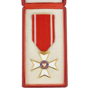 3559 WW2 POLISH ORDER OF POLONIA RESTITUTA KNIGHTS CROSS POLAND 1944 - Picture 1 of 8