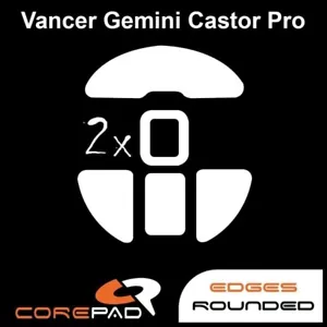 Corepad Skatez Vancer Gemini Castor Pro Replacement Mouse Feet PTFE Teflon - Picture 1 of 1