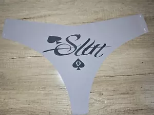 qos thongs size xL women's bbc queen of spades hotwife - Picture 1 of 2