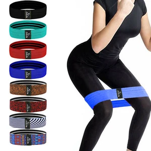 Fascia Hip Circle Fitness Loop Fasce Resistenza Elastica Booty Gambe Esercizio Glute - Foto 1 di 56